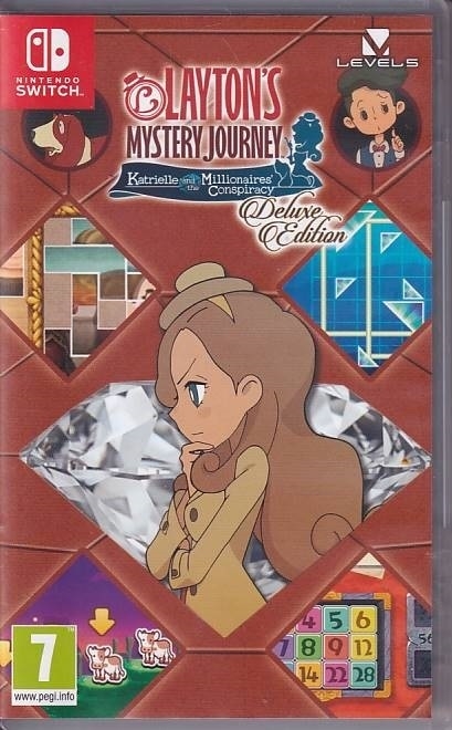 Laytons Mystery Journey Katrielle and the Millionaires Conspiracy Deluxe Edition - Nintendo Switch spil (A Grade) (Genbrug)
